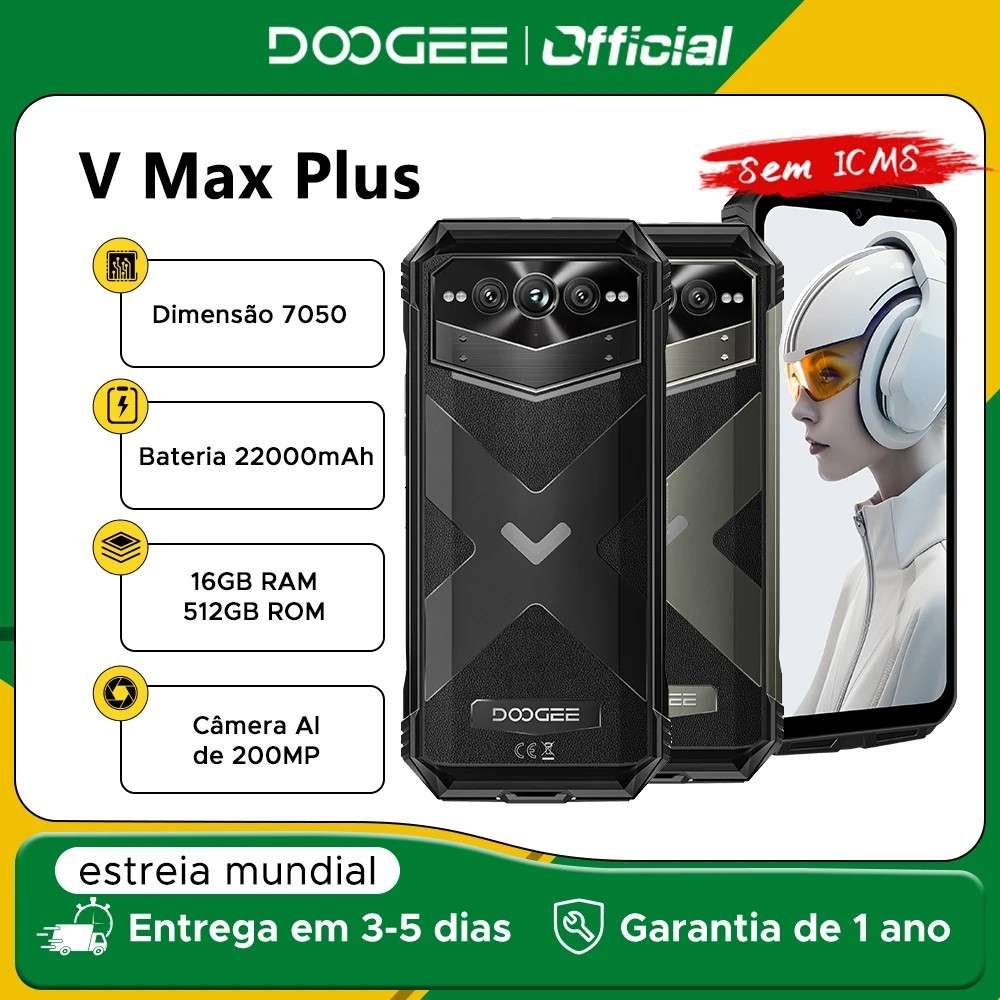 Doogee V Max Plus 5G: Bateria Infinita!