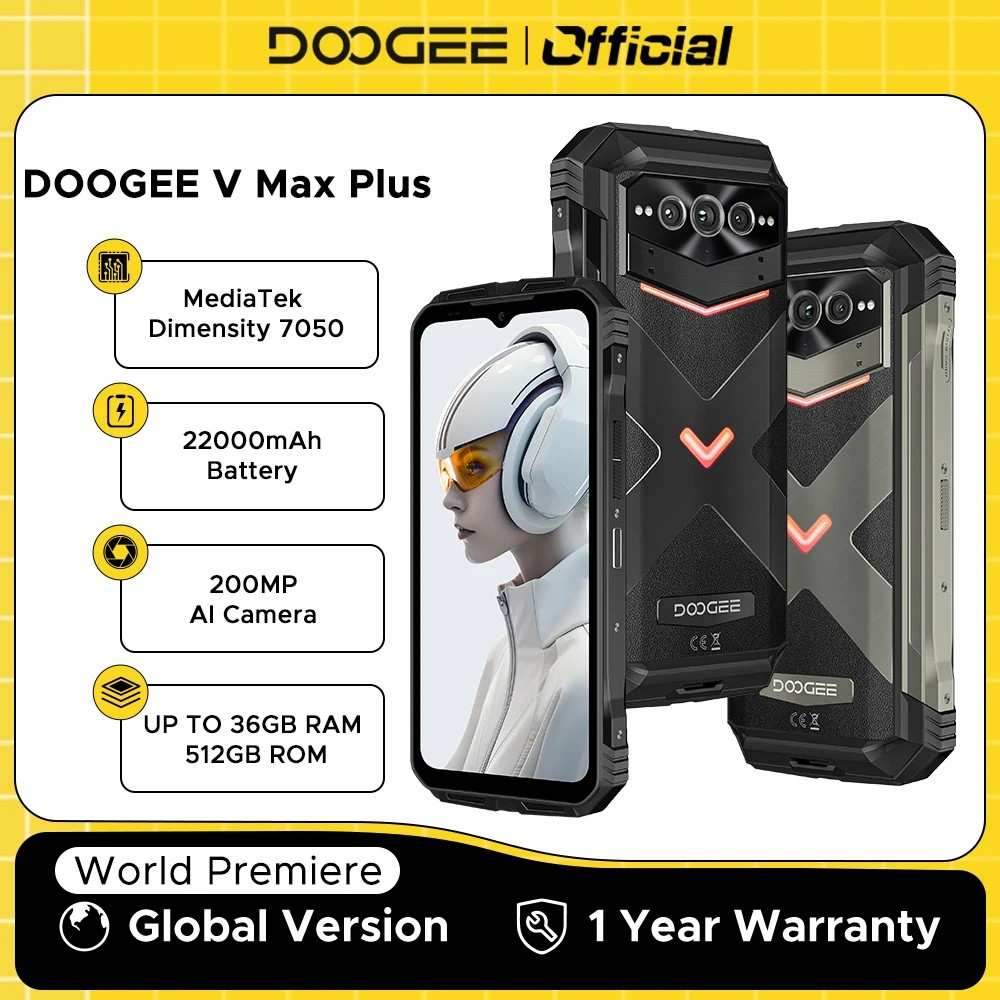 DOOGEE V Max Plus: O Robusto que Você Precisa!