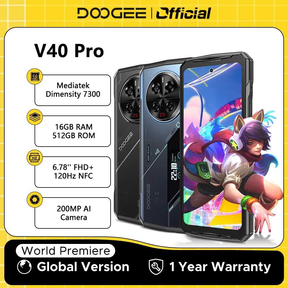 DOOGEE V40 Pro: O 5G Robusto para Gamers