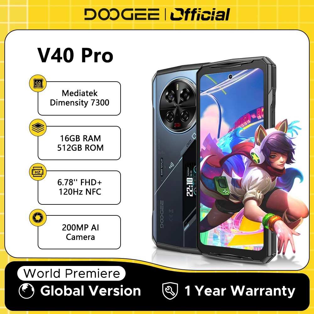 DOOGEE V40 Pro: O Robusto 5G que Você Precisa!