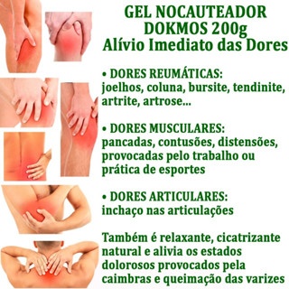 Gel Dokmos Nocauteador: Alívio Rápido para Suas Dores!