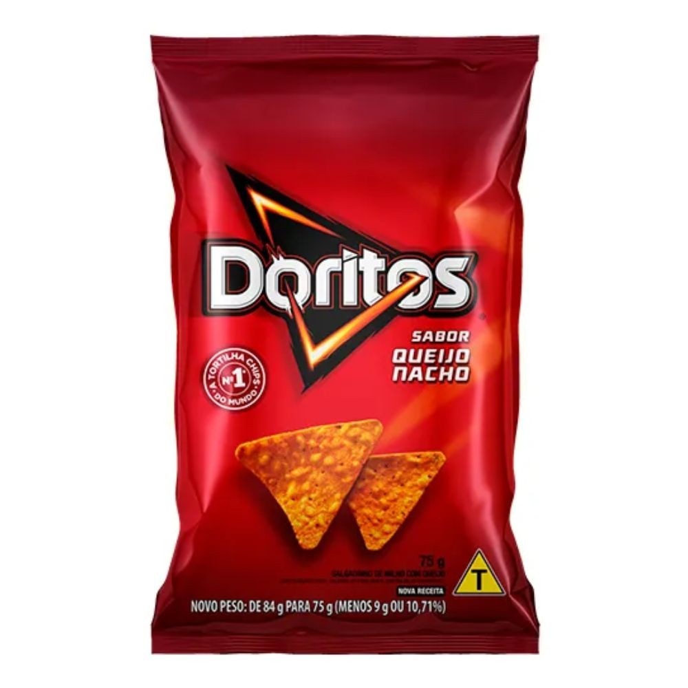 Doritos Queijo Nacho 75g: O Sabor Irresistível!