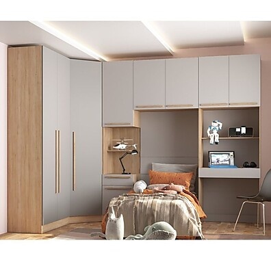 Dormitório Modulado San Diego: 5 Peças para Seu Quarto