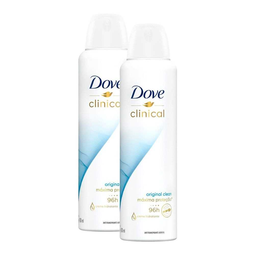 Dove Clinical Original Clean: 96h de Proteção
