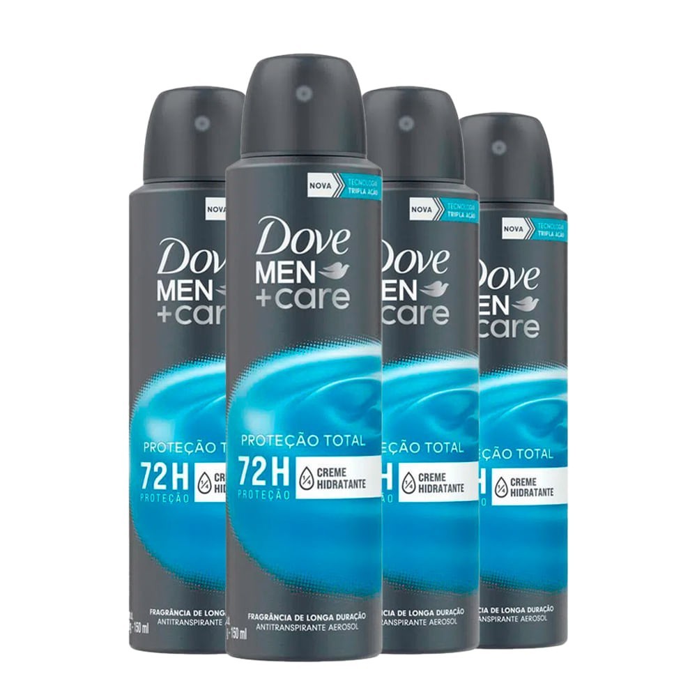 Dove Cuidado Total: 4 Desodorantes para Homem