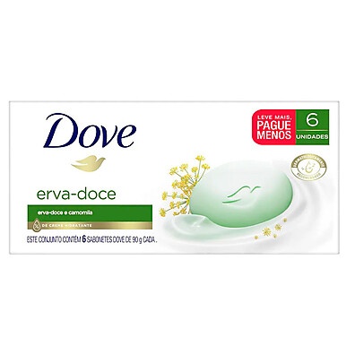 Dove Erva-Doce e Camomila: Hidratação Delicada