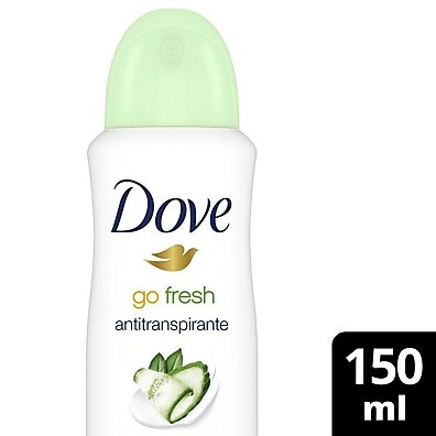 Dove Go Fresh Pepino e Chá Verde 150ml: Frescor que Dura 72h