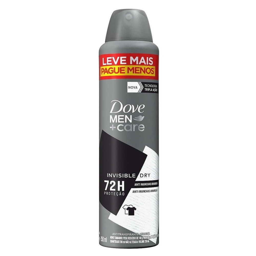 Dove Invisible Dry Men: 72h Sem Manchas!