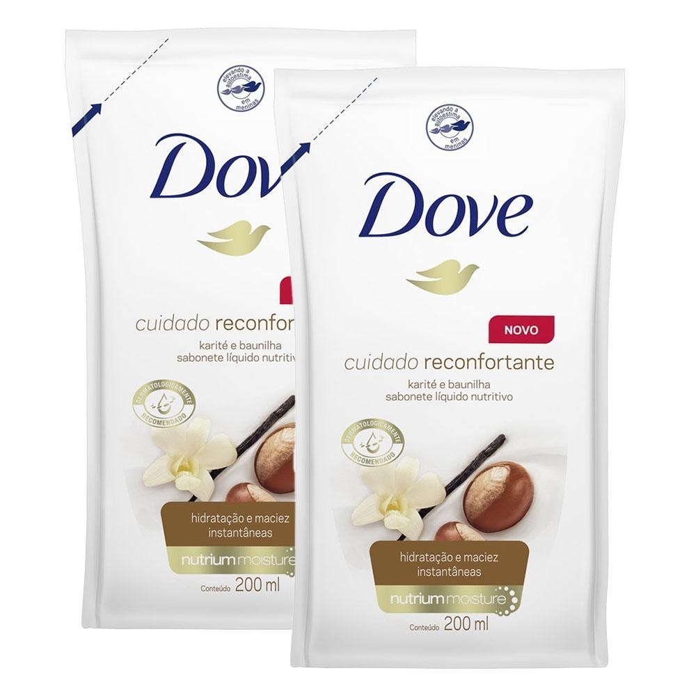 Dove Karité & Baunilha: Refil Que Nutre e Perfuma