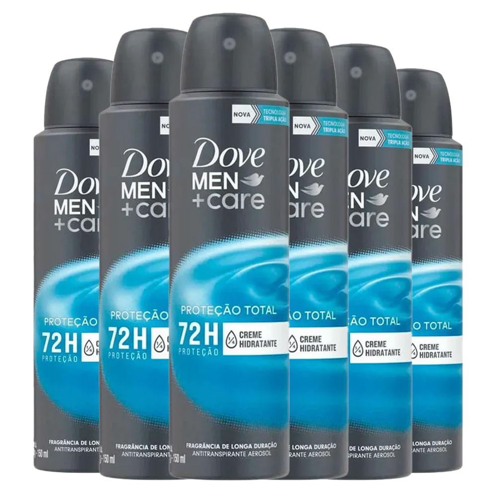Dove Men Care: Proteção Total 48h (Kit 6 Unidades)