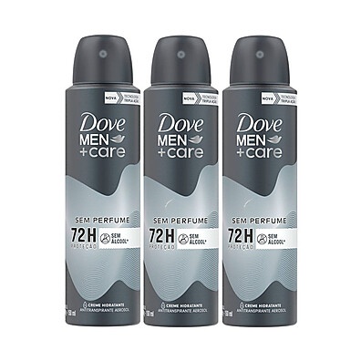 Dove Men + Care Sem Perfume: Proteção 72h