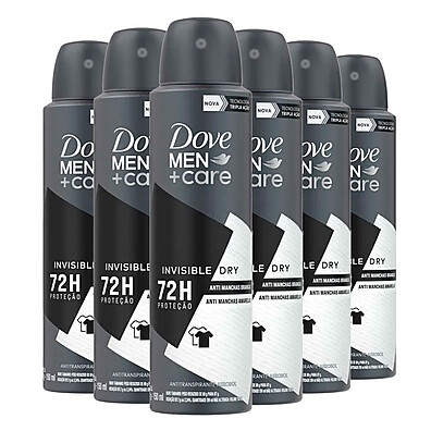 Dove Men Invisible Dry: 48h de Proteção Sem Manchas!