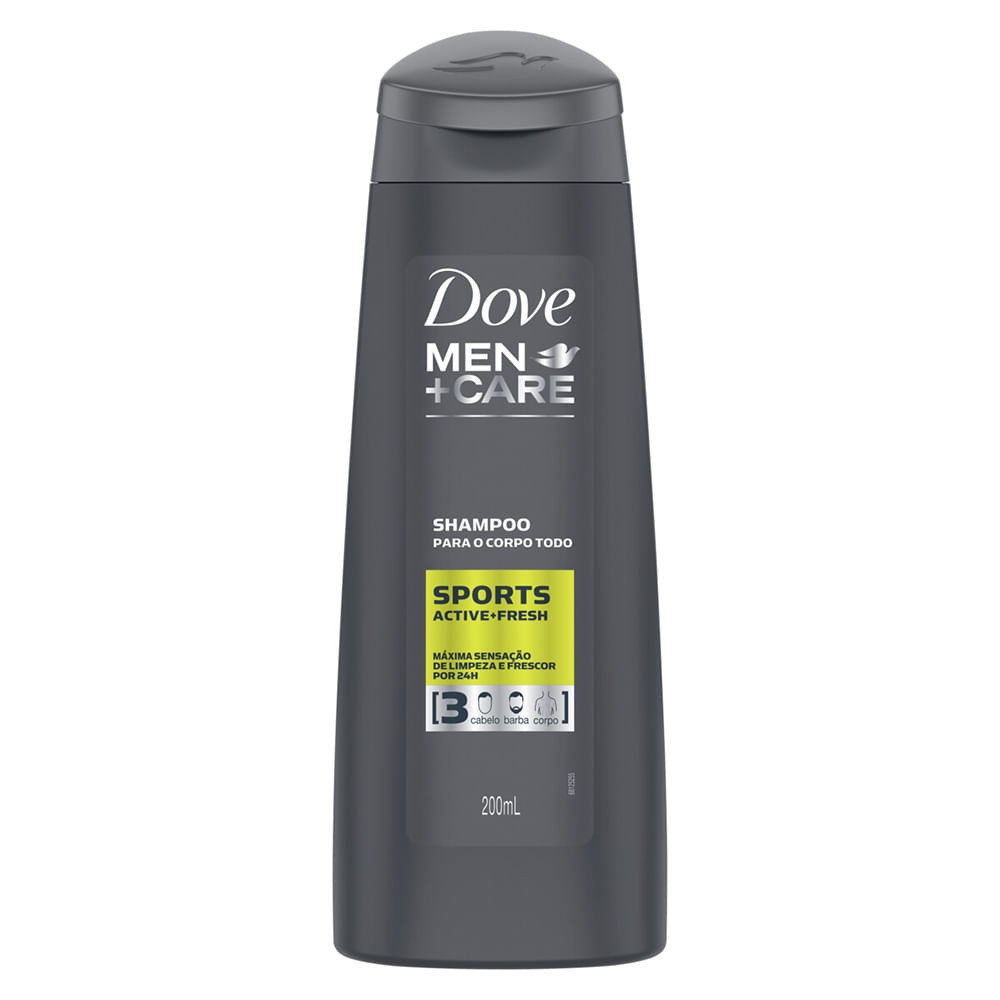 Dove Men+Care Sports: Limpeza 3 em 1