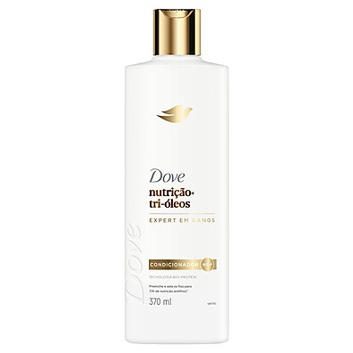 Dove Nutrição Tri Óleos 370ml: Hidratação Profunda que Restaura