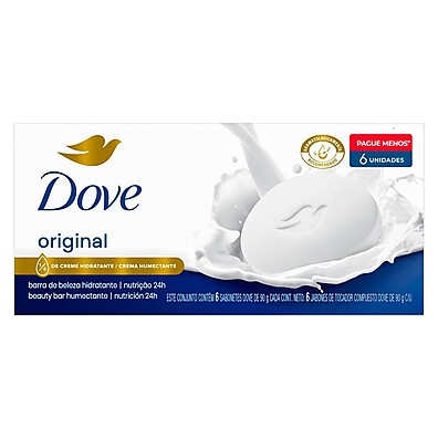 Dove Original: Hidratação Profunda em 6 Barras
