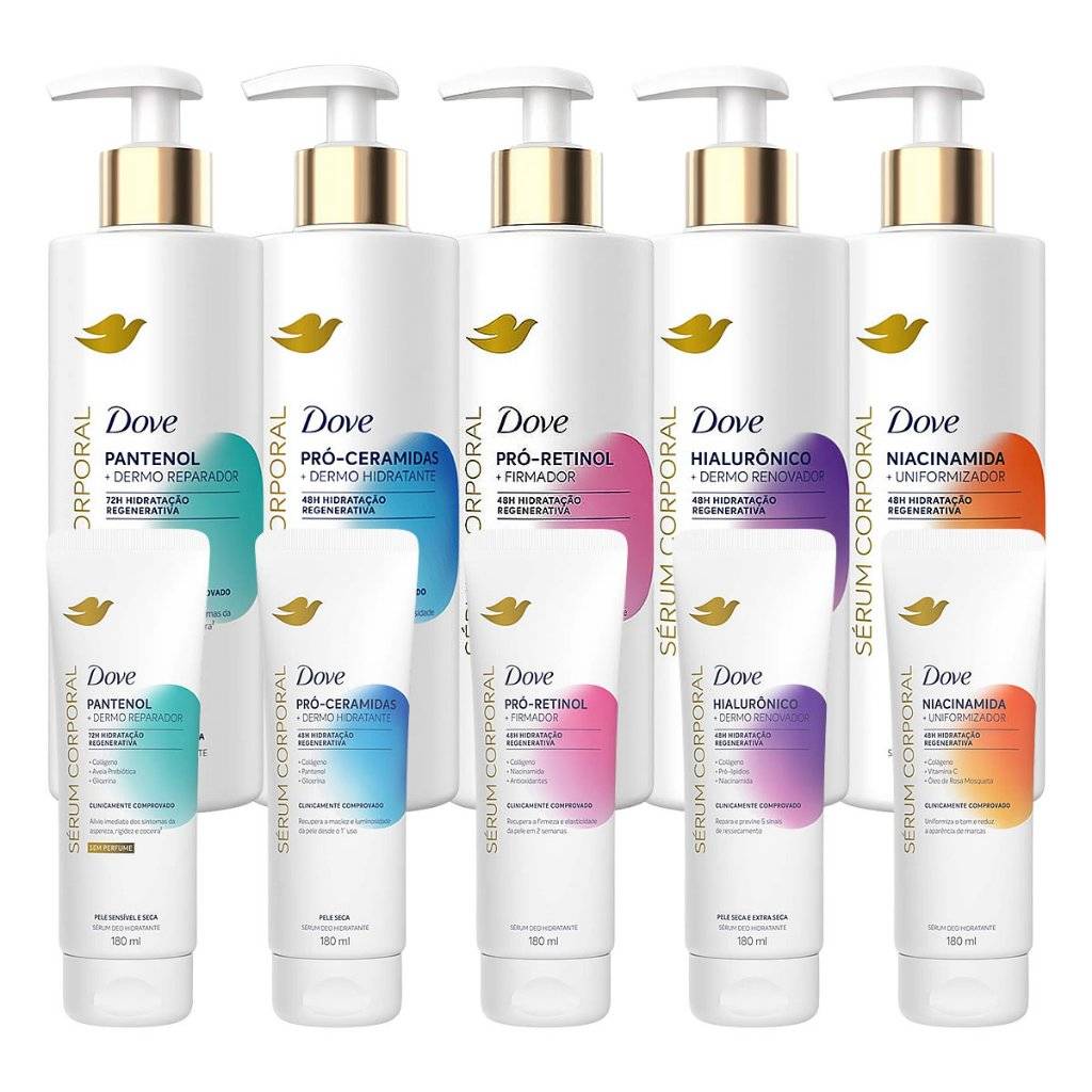 Dove Sérum Corporal: Hidratação Potente com 5 Ativos Científicos