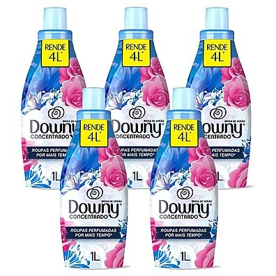 Downy Brisa de Verão: Kit 5 Amaciantes Concentrados