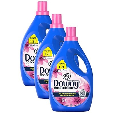 Downy Frescor da Primavera: Kit 3 Amaciantes 3L