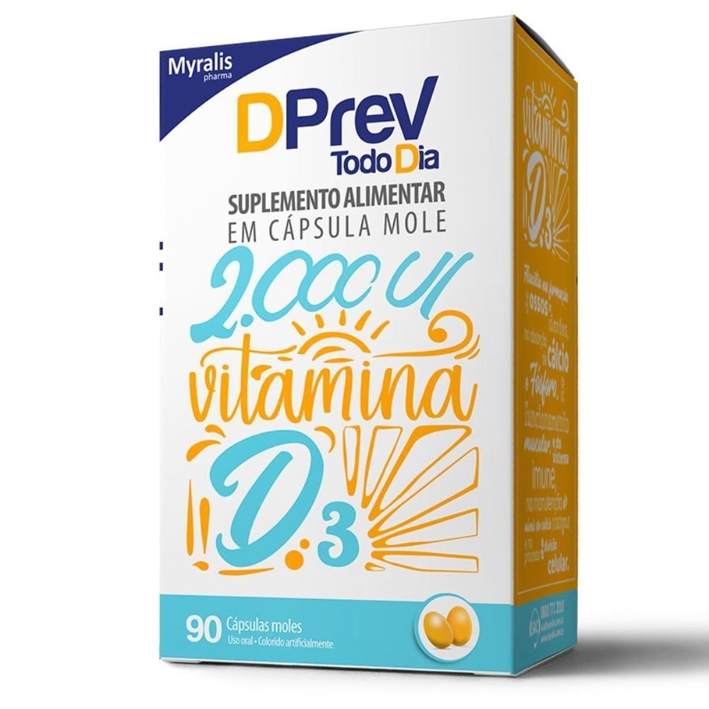DPrev 2000UI: Vitamina D Diária para sua Saúde