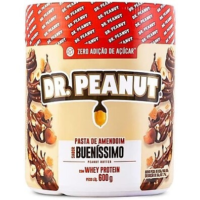 Pasta Amendoim Dr Peanut Sabor Bueníssimo 600g