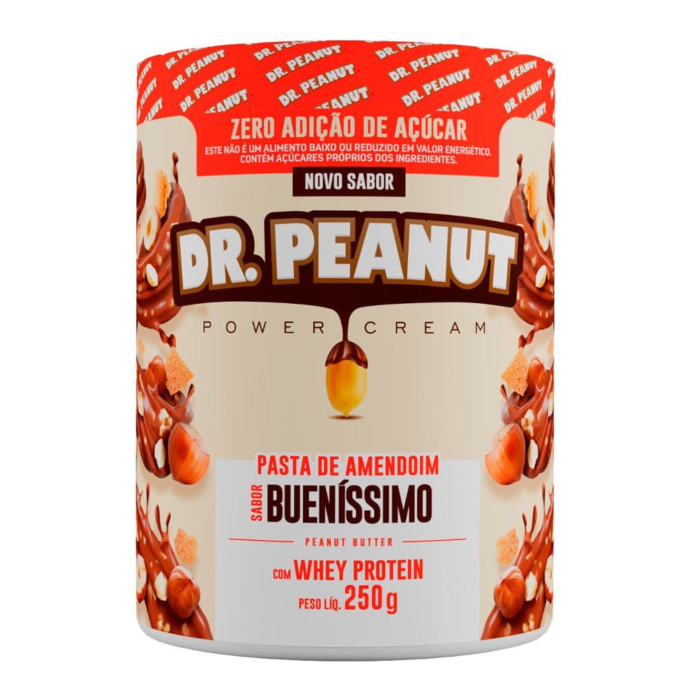 Dr. Peanut Power Cream: Whey + Sabor!
