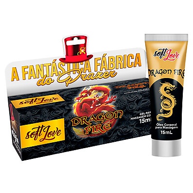 Dragon Fire: Gel Quente Prazer Intenso - 15ml