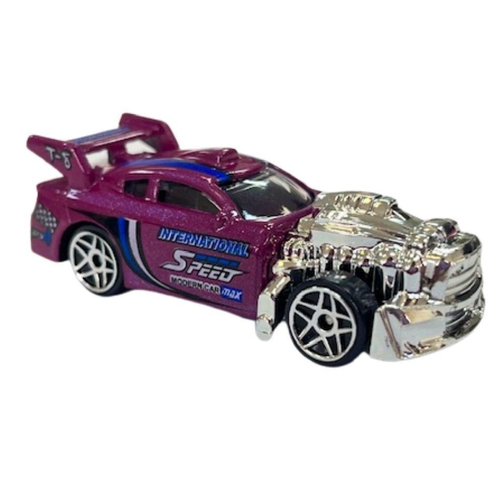 Dragster Roxo Garagem S.A.: Colecione Mini Veículos!