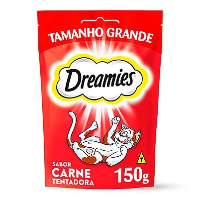 Dreamies Carne 150g: Petisco Irresistível para Gatos Adultos
