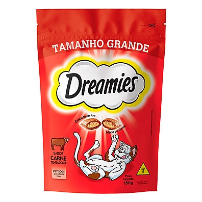 Dreamies Carne: O Petisco Irresistível para Seu Gato!