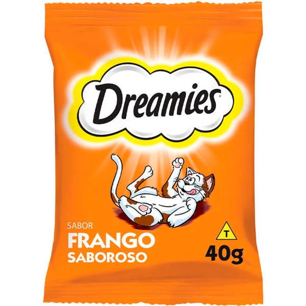 Dreamies Gatos: O Petisco Irresistível de Frango!