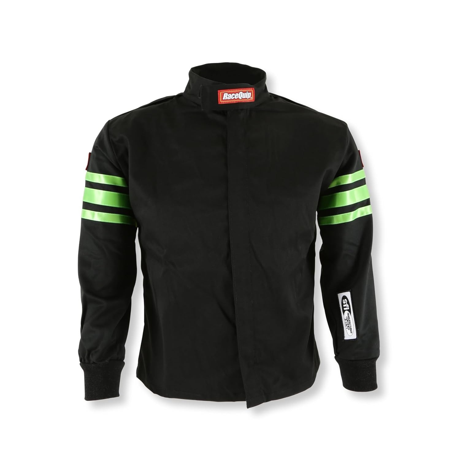 RaceQuip Jaqueta Racing Driver Fire Suit Camada Única SFI 3.2A/ 1 Verde Juventude Júnior Grande 1960795
