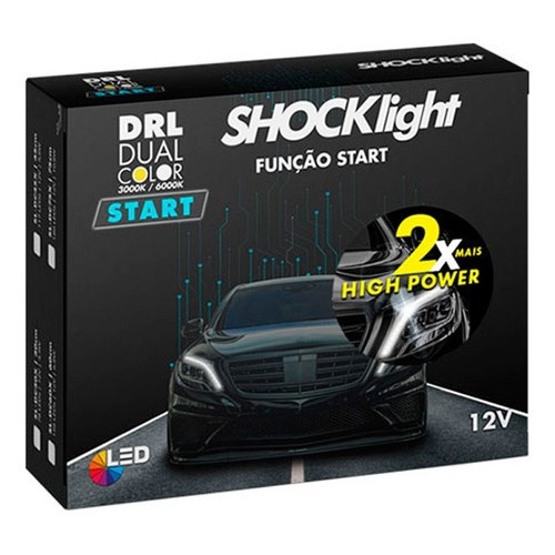 DRL Dual Color 45cm Shocklight: Iluminação Automotiva!