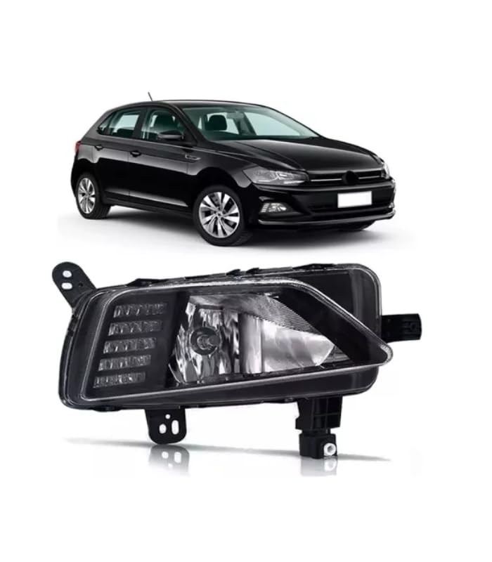 Farol de Milha Polo 2018-2021 com DRL - Lado Esquerdo