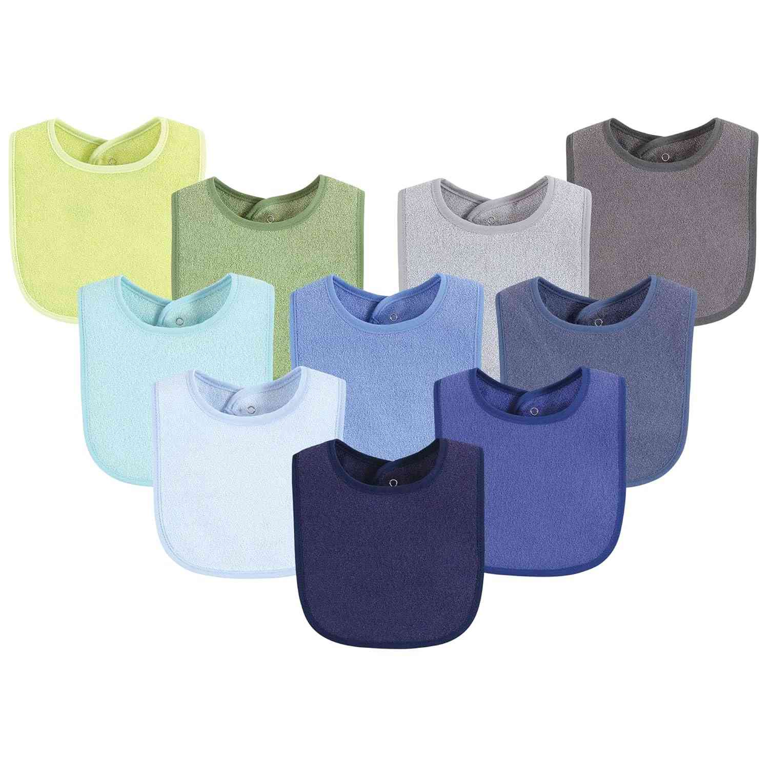 Hudson Baby Unisex Baby Drooler Bib With Waterproof Lining