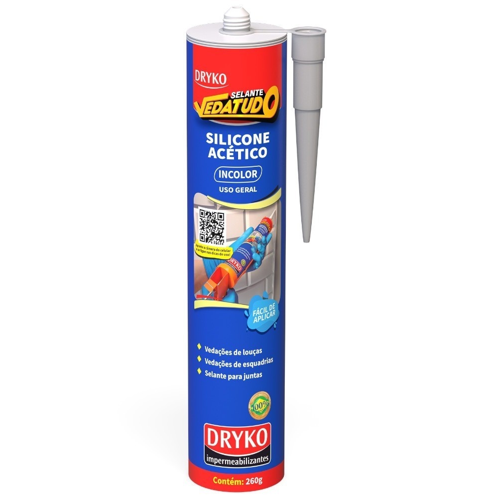 Dryko Vedatudo: Silicone para Vedação Impecável