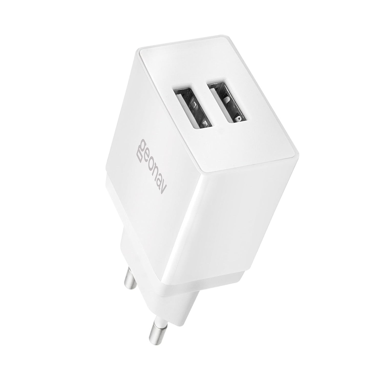 Carregador de Parede Geonav Universal 2.1A: Duas Portas USB, Bivolt e Segurança Anatel