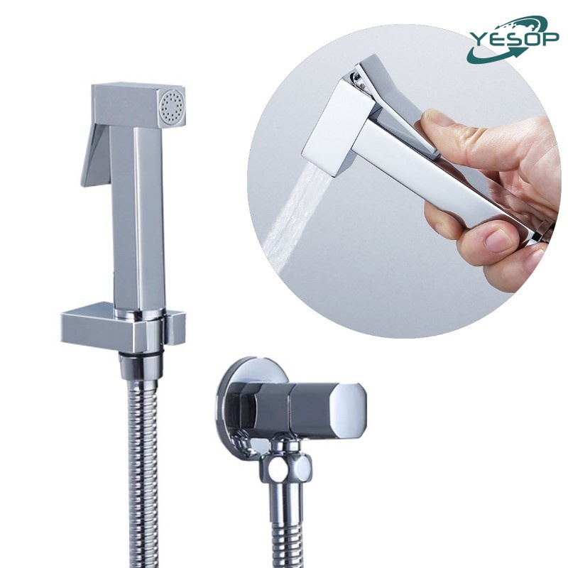 Ducha Higiênica Luxo Cromada Yesop: Aço Inox 304 com Economia de Água