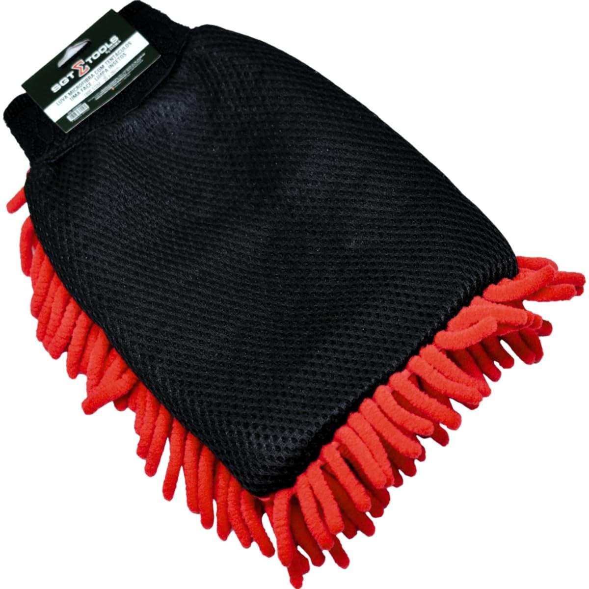 Luva de Microfibra Dupla Face: Limpeza Impecável para Carro e Moto!
