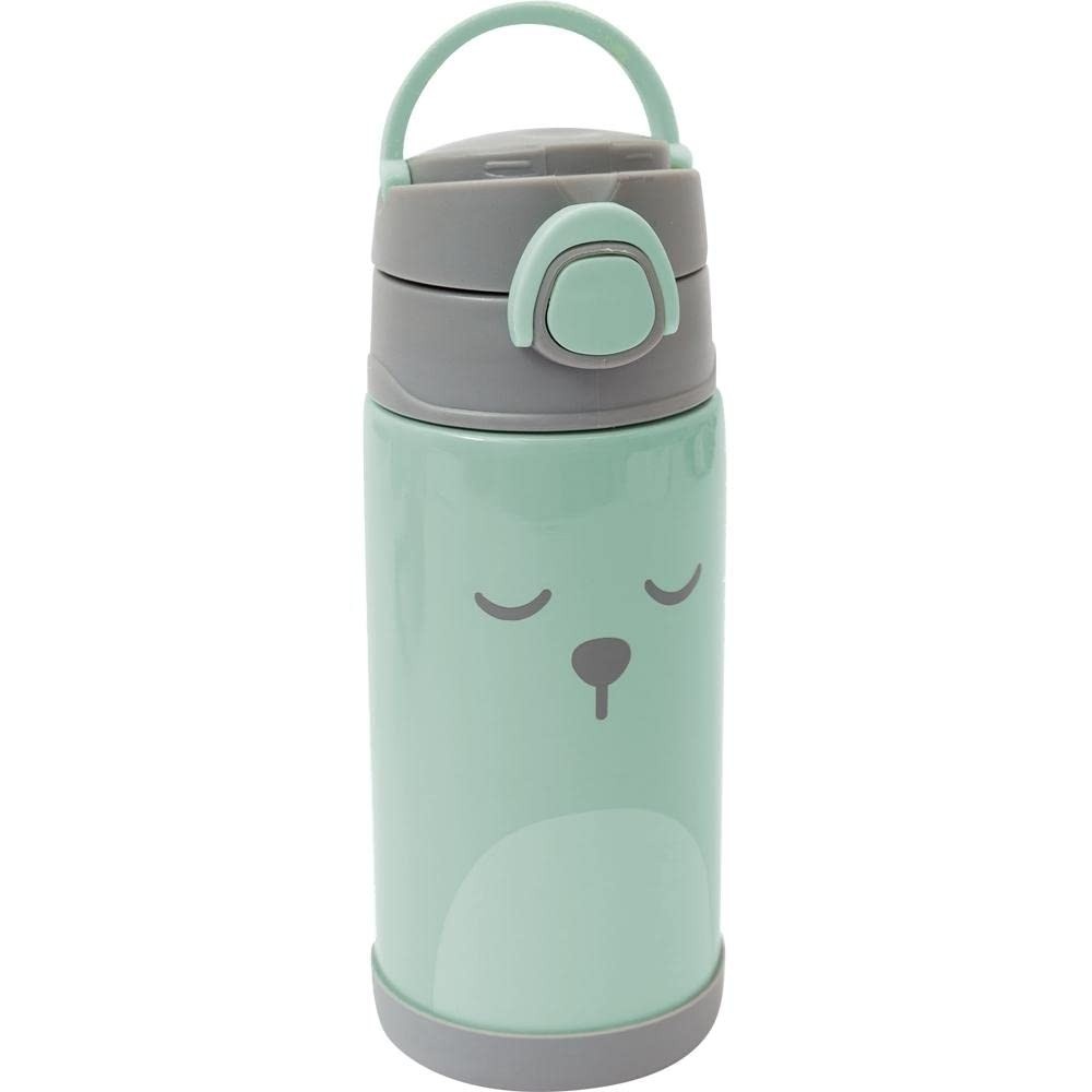 Garrafa Térmica Buba Gumy 400ml - Parede Dupla com Canudo em Silicone