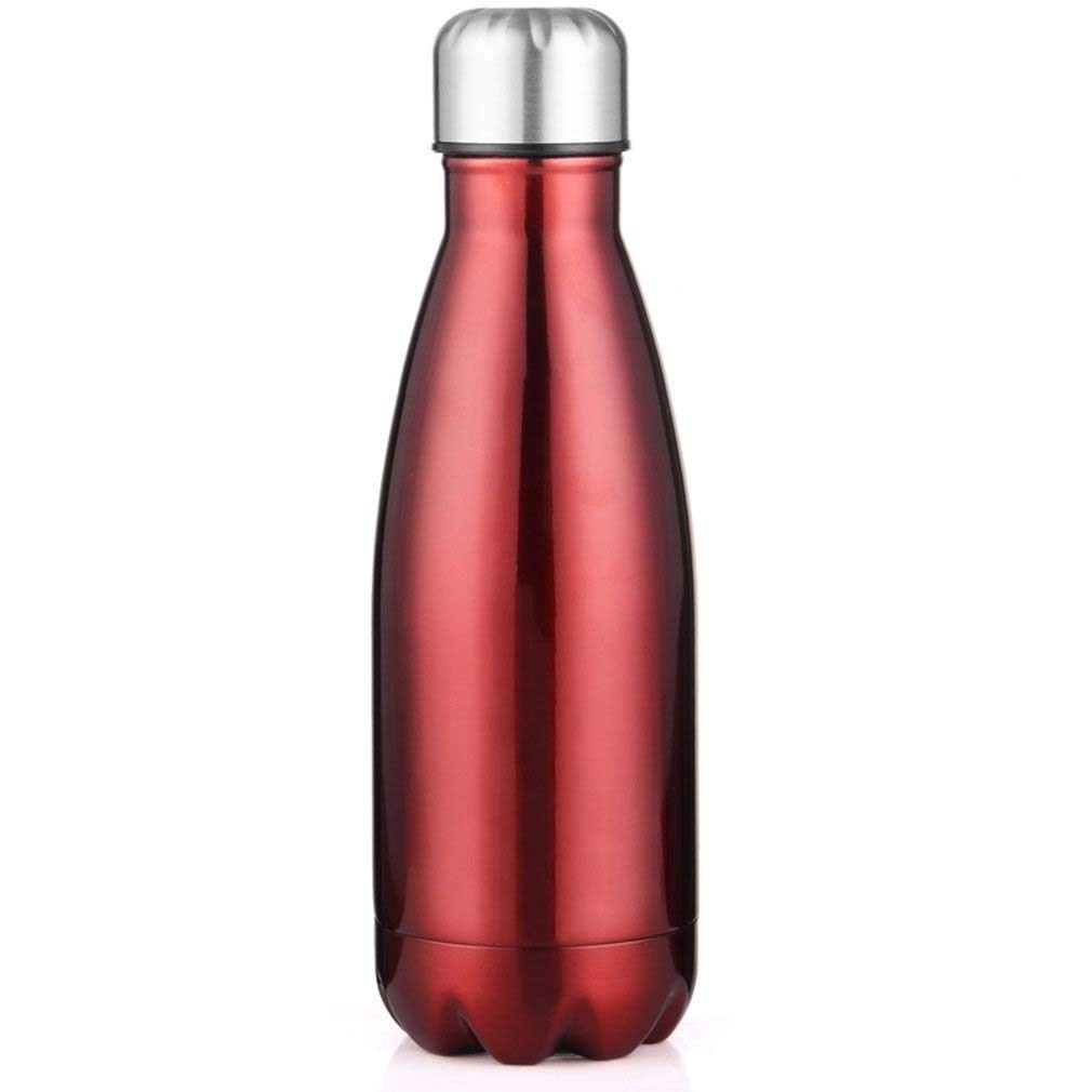 Garrafa Térmica de Inox 500ml com Isolamento de Parede Dupla - Mantenha Sua Bebida na Temperatura Ideal por Horas