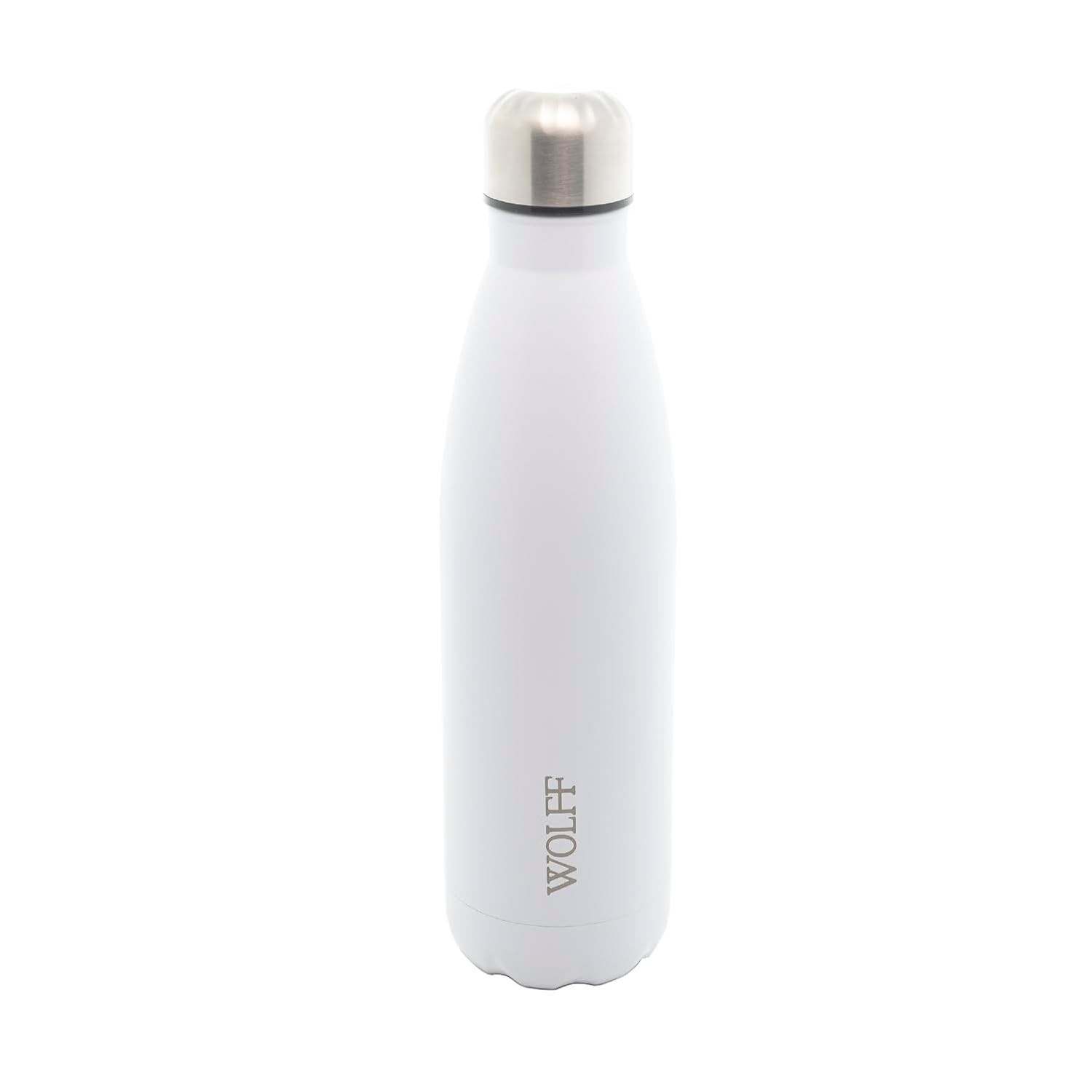 Garrafa Térmica Aço Inox 500ml - Isolamento Duplo Wolff Ice Branca