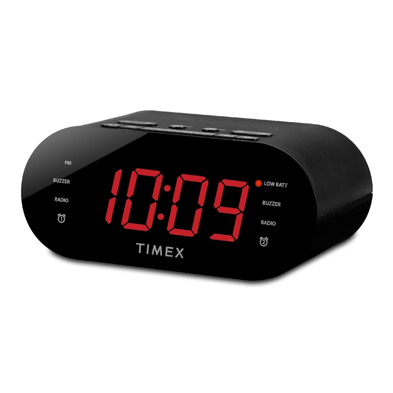 Despertador Timex T232B: Rádio FM, Alarmes Duplos e Carregador USB para o seu Quarto
