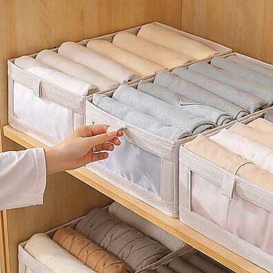 Organizador de Guarda-Roupa Dobrável KIT5 – Alta Durabilidade