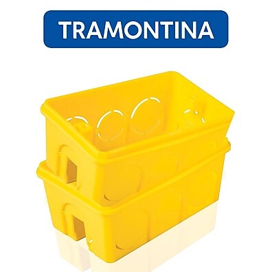 Kit de 50 Caixas de Luz Tramontina 4x2 Reforçadas – Alta Durabilidade