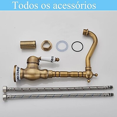 Torneira Gourmet de Latão: Elegância e Durabilidade