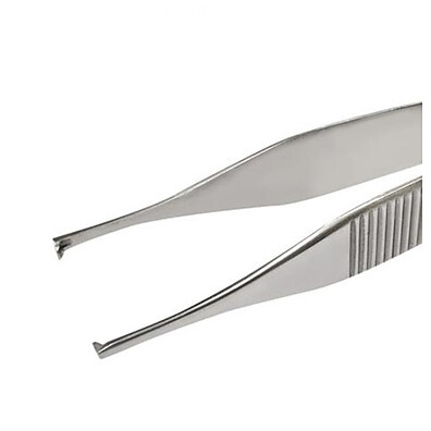 Pinça Adson 1x2 Dente de Rato 12cm – Precisão e Durabilidade