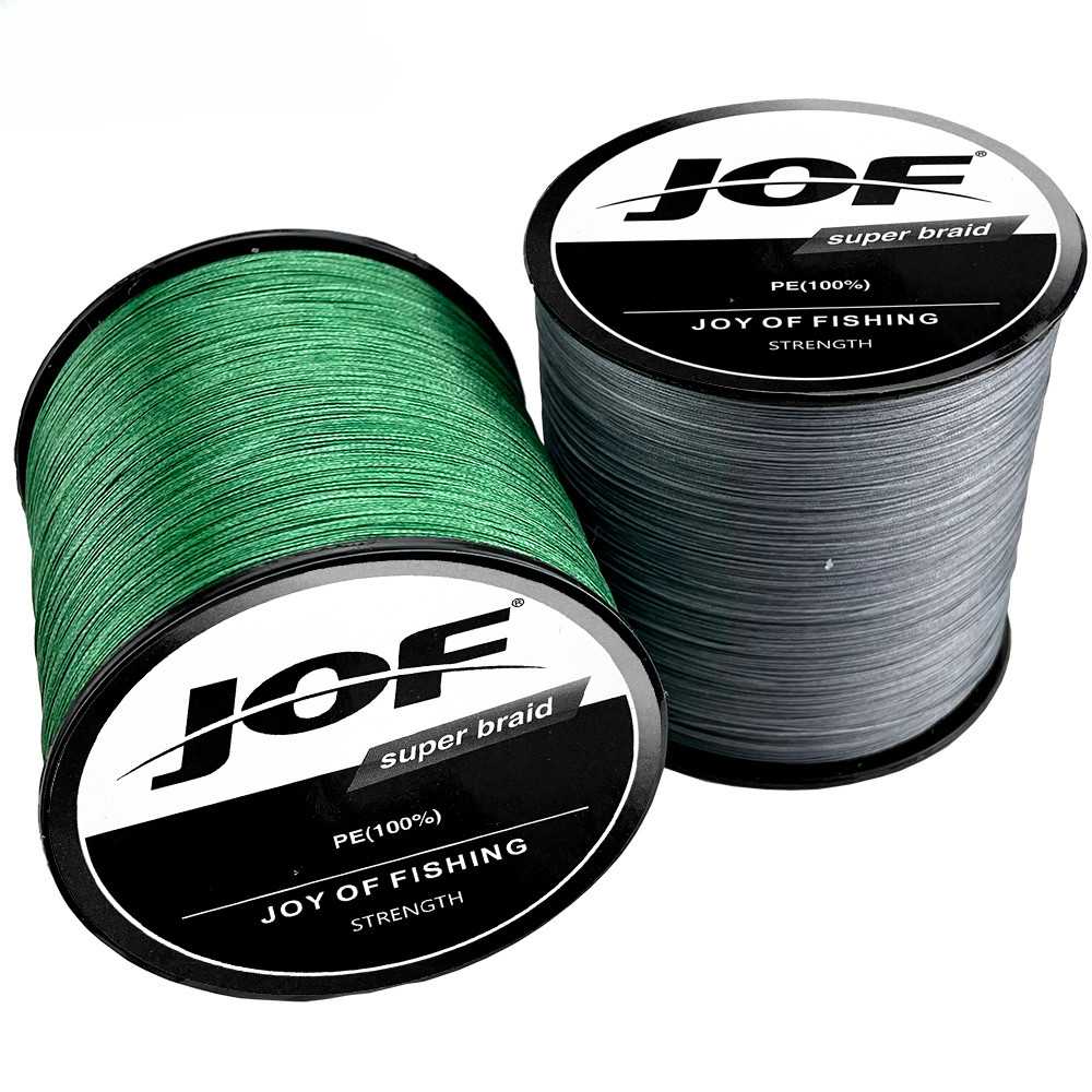 Linha de Pesca Trançada JOF X12 12 Fios – Alta Resistência e Durabilidade