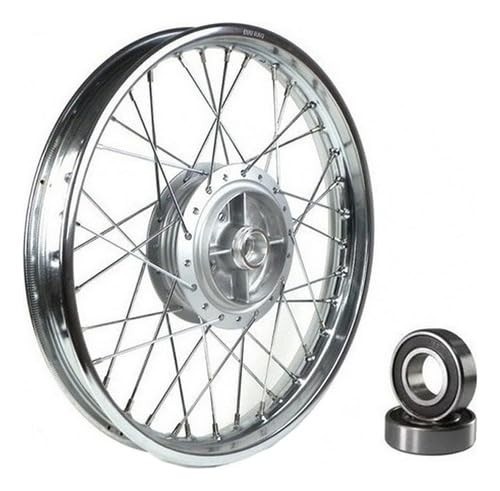 Roda Traseira YBR 125 Factor 4mm (00-08) Completa com Rolamentos - Qualidade e Durabilidade