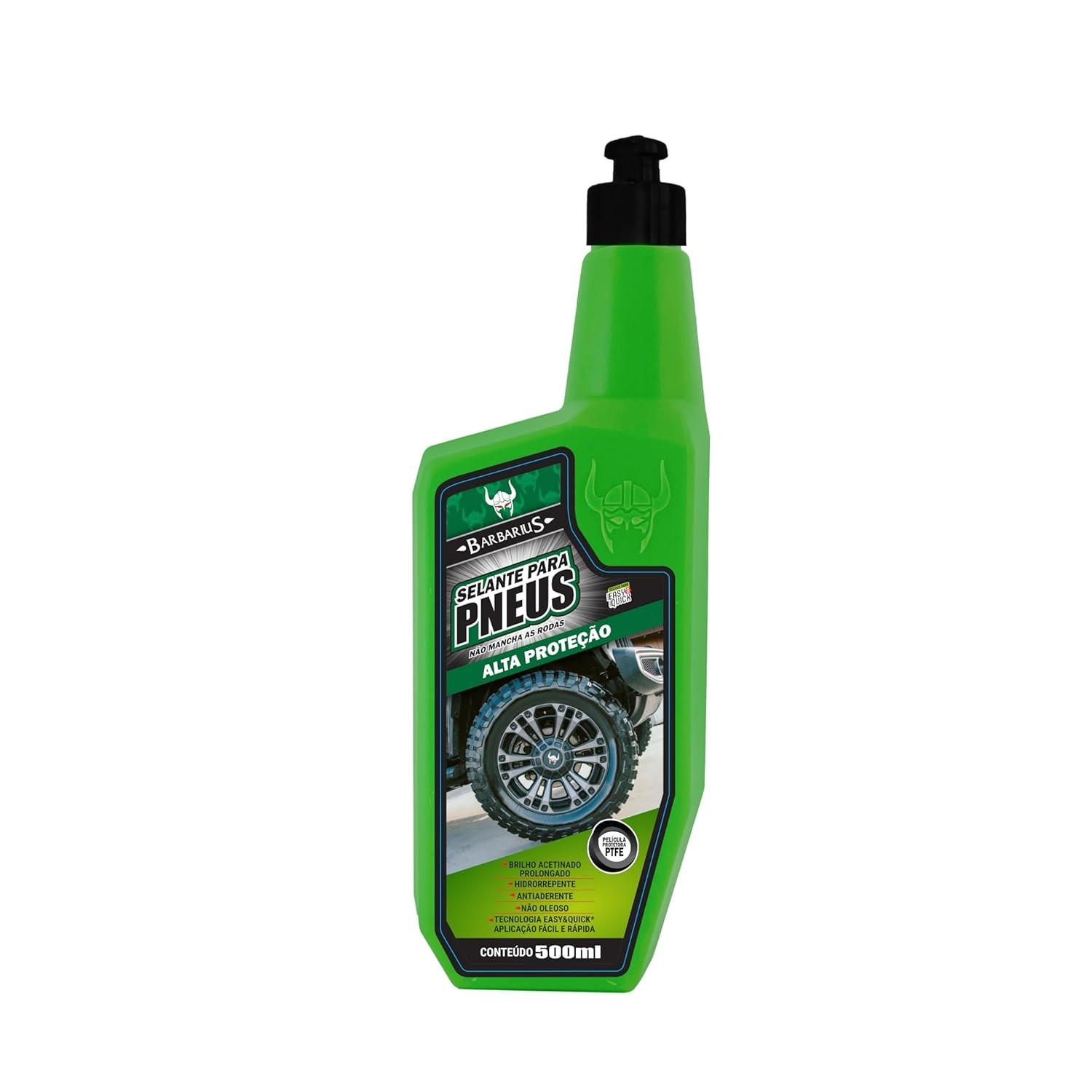 Barbarius Selante para Pneus: Proteção Imbatível e Brilho Duradouro (500ml)