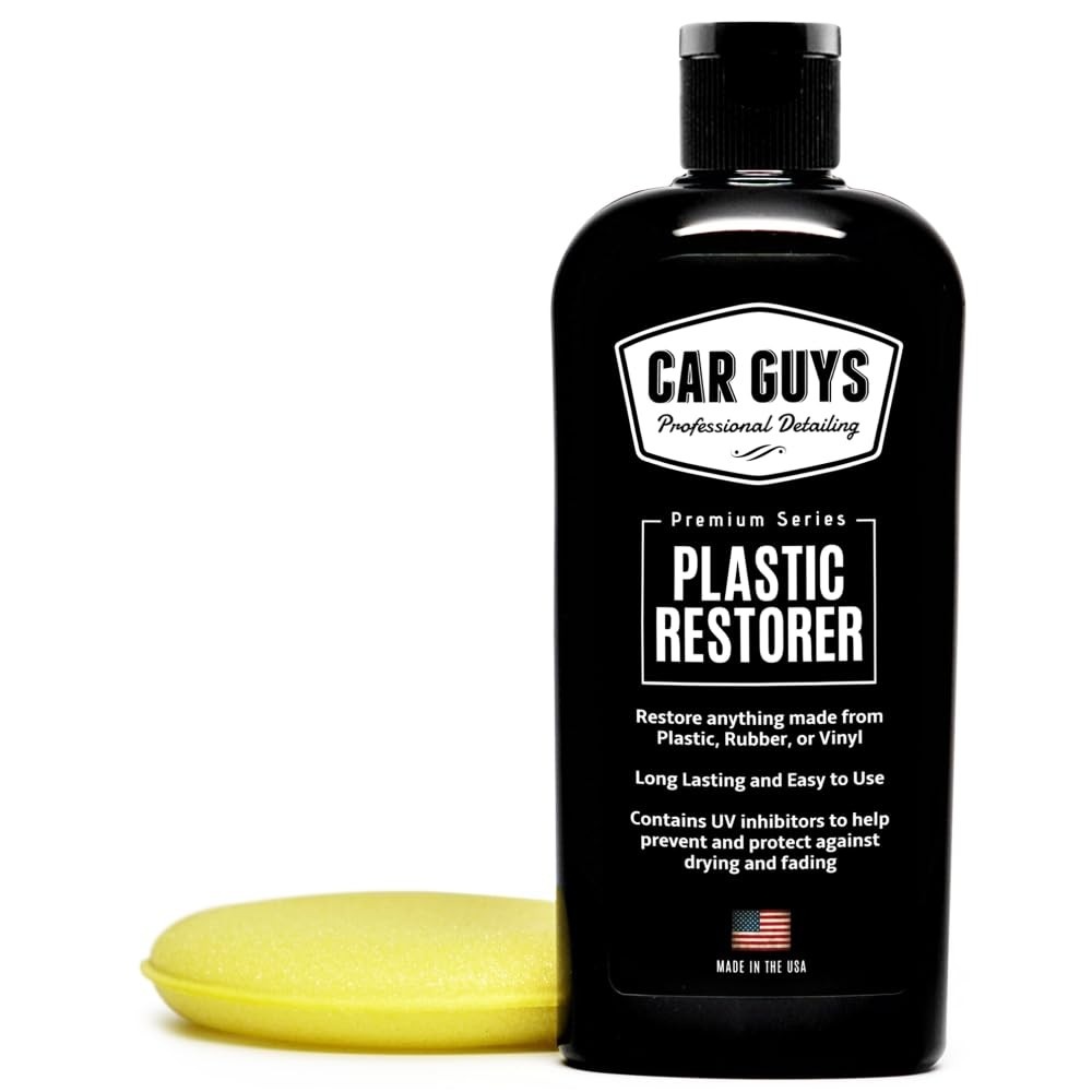 CAR GUYS Restaurador de Plástico: Renove Plástico, Borracha e Vinil com Acabamento Duradouro!